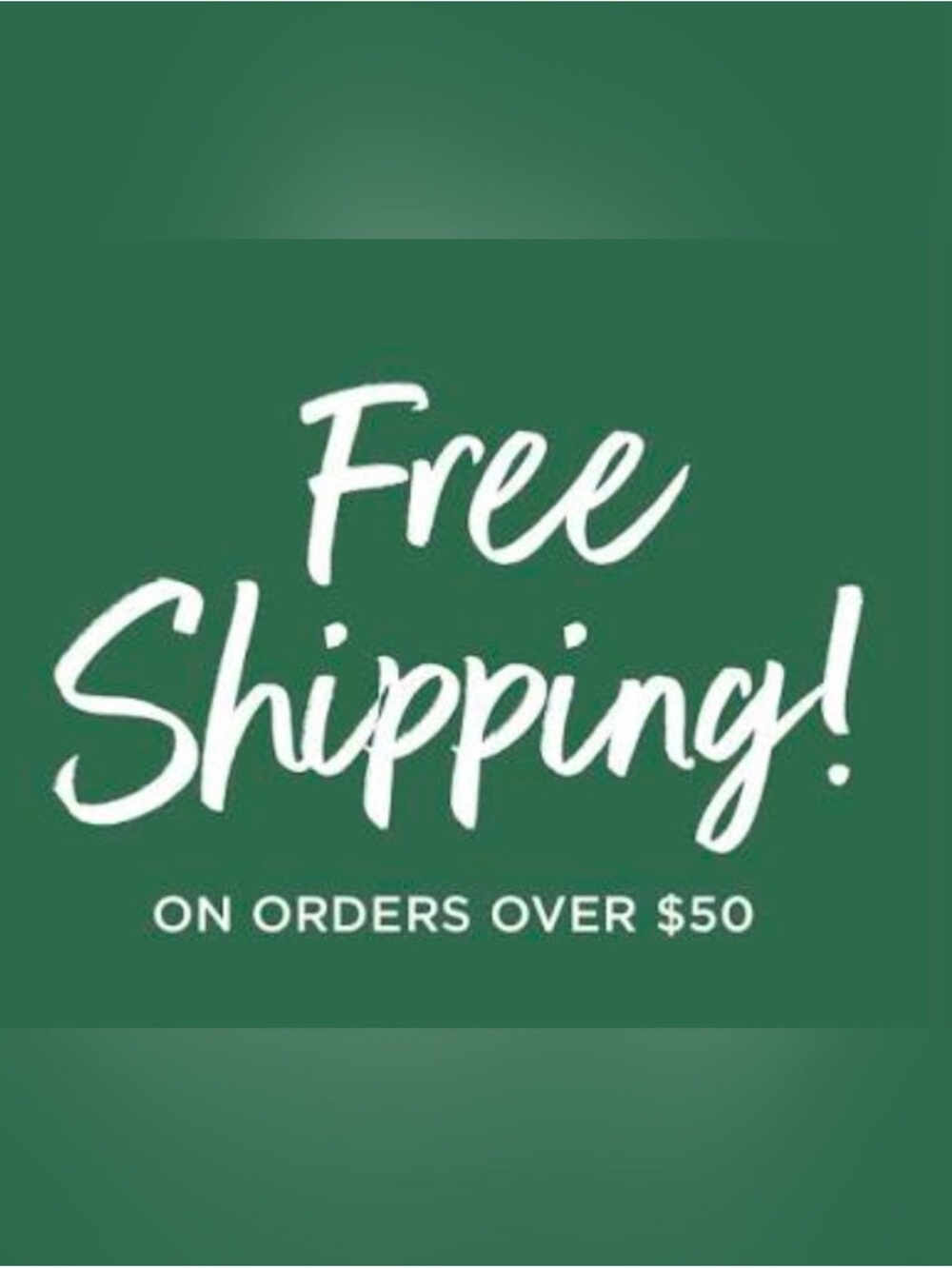 Free shipping on orders over $50